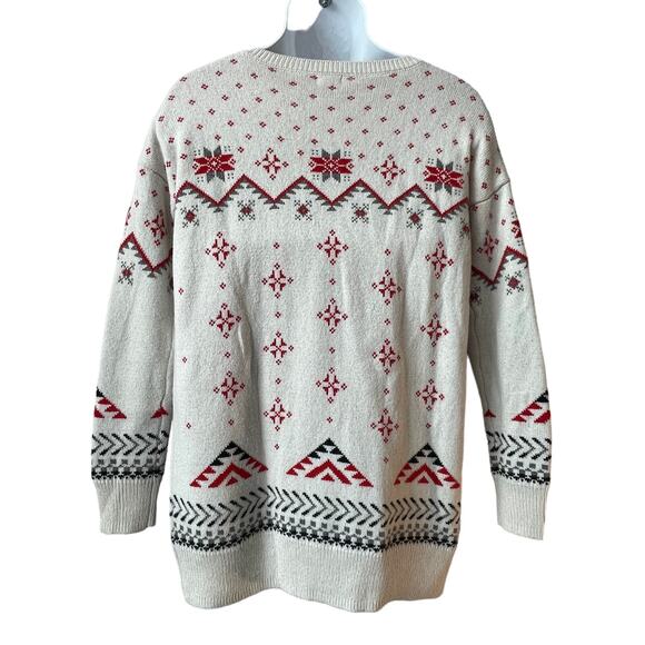 Mossimo Polar Bear Ugly Christmas Sweater Size Medium - Picture 3 of 5